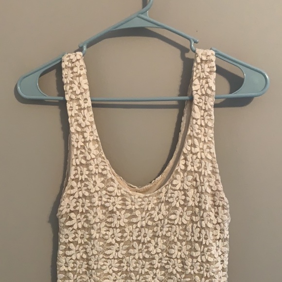Pins & Needles White Lace Tank - Medium - Picture 2 of 7